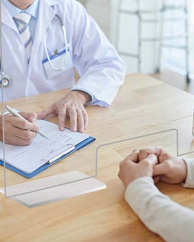 Mampara Anticontagio Modelo Santorini